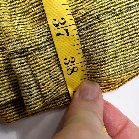 KAVU Womens Spartadress Small Sleeveless Tank Dress Gold Yellow Stripe Pockets - Picture 10 of 12